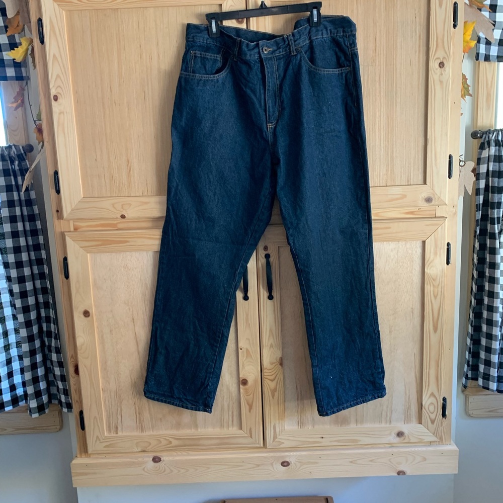 Adventuridge blue denim flannel lined jeans size 40 x 32